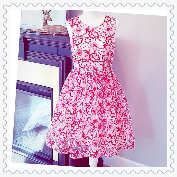 Sweet Red Vintage Inspired Dress by INA - Picture 4 of 9
